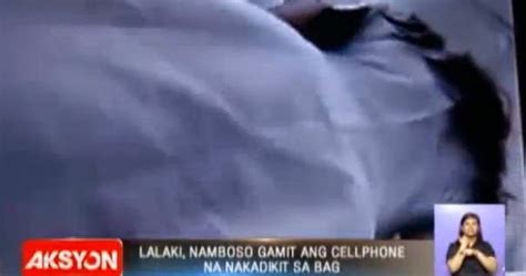boso sa mall|Gamit ang cellphone, biktima bini.